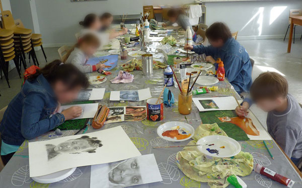 Ateliers Dessin et Peinture (Enfants de 8 à 15 ans)